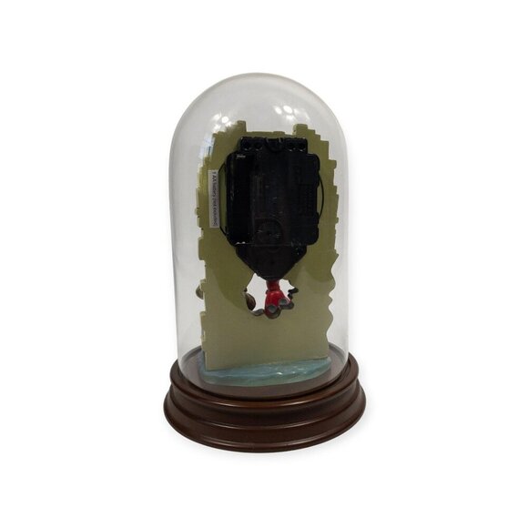 Disney Fantasia Sorcerer Mickey Mouse Domed Clock With Figurine & Castle Design - Picture 10 of 11